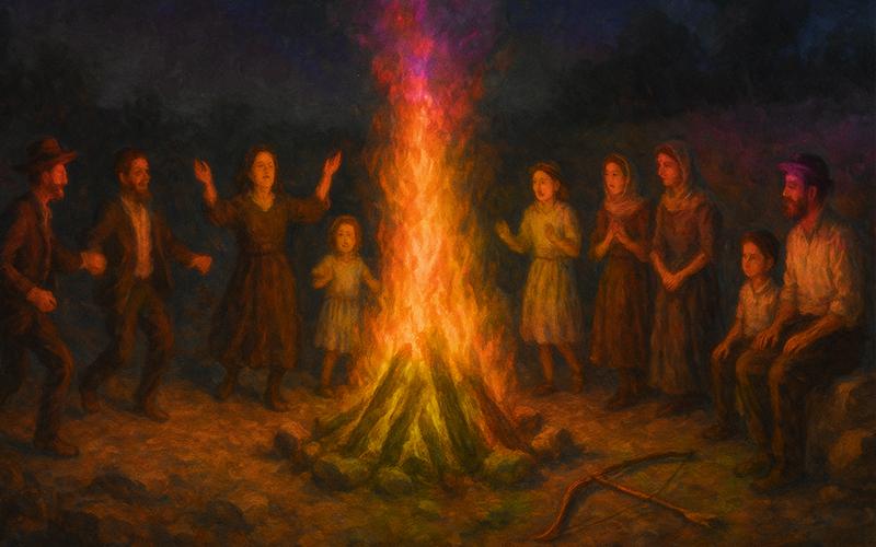 Lag BaOmer — feux de joie